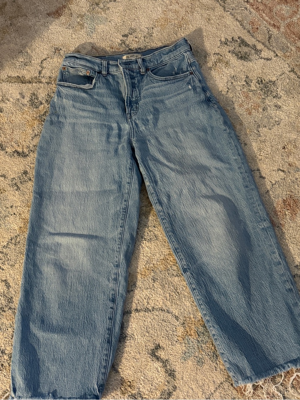 Madewell perfect vintage Wide-Leg crop Jeans